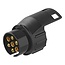ProPlus Verloopstekker - 7-polig naar 13-polig - zwart - kunststof - 12V