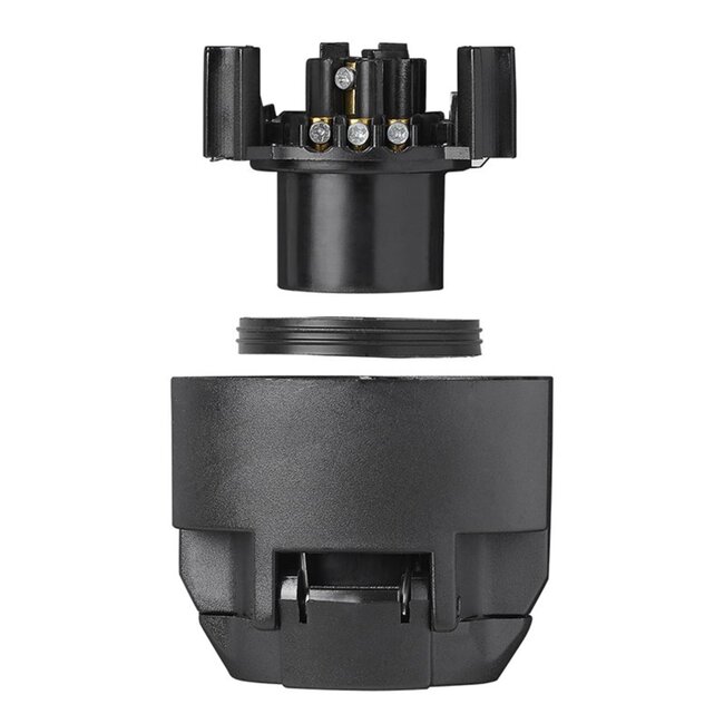 ProPlus Stekkerdoos - 13-polig - PVC - Jaeger type - zwart