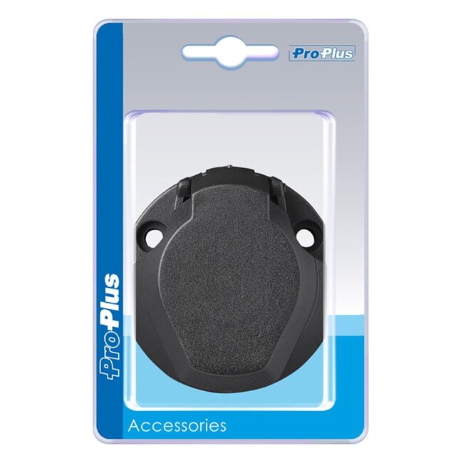 ProPlus Stekkerdoos - 13-polig - met mistlichtschakelaar - zwart - kunststof