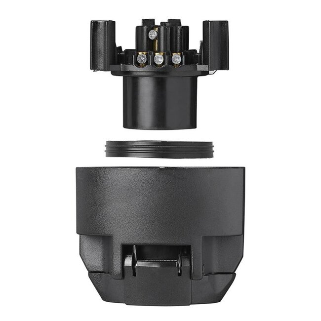 ProPlus Stekkerdoos - 13-polig - met mistlichtschakelaar - zwart - kunststof