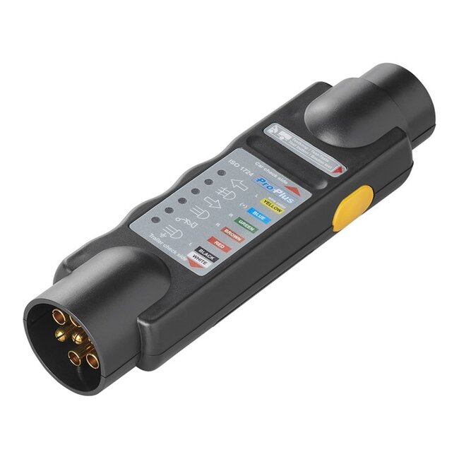 ProPlus Stekkertester voor 7-polige aansluitingen - 12 Volt - Compact en veelzijdig