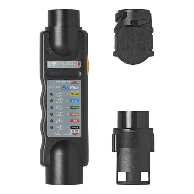 ProPlus Stekkertester - 7 en 13 polig - Test knipperlichten, achterlichten, remlichten en mistlampen - 12V