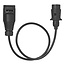 ProPlus Verloopkabel - 7-polig naar 13-polig - 80 cm - Voor aanhanger