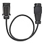 ProPlus Verloopkabel - 13-polig naar 7-polig - 80 cm - zwart - kunststof