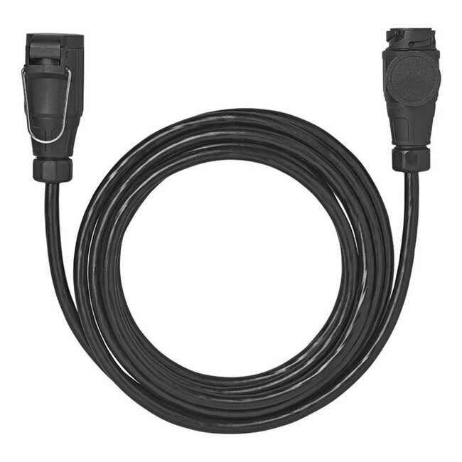 ProPlus Verlengkabel - 13-polig - 5 meter - zwart - voor aanhanger, caravan, trailer of fietsendrager