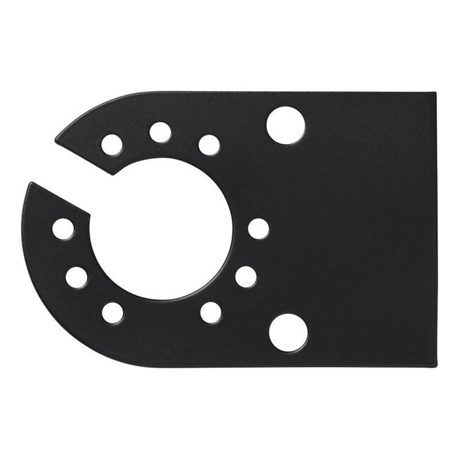 ProPlus Stekkerdooshouder - Metaal - 12 x 8 cm - Zwart - Voor 7 en 13-polige stekkerdozen