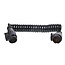 ProPlus Spiraalkabel - 13-polig - 8-aderig - 3,5 meter - PVC - zwart