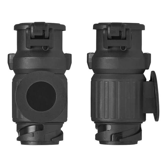 ProPlus Verloopstekker - 13-polig Jaeger naar Multicon-West - zwart - kunststof - 10x4.5x6 cm