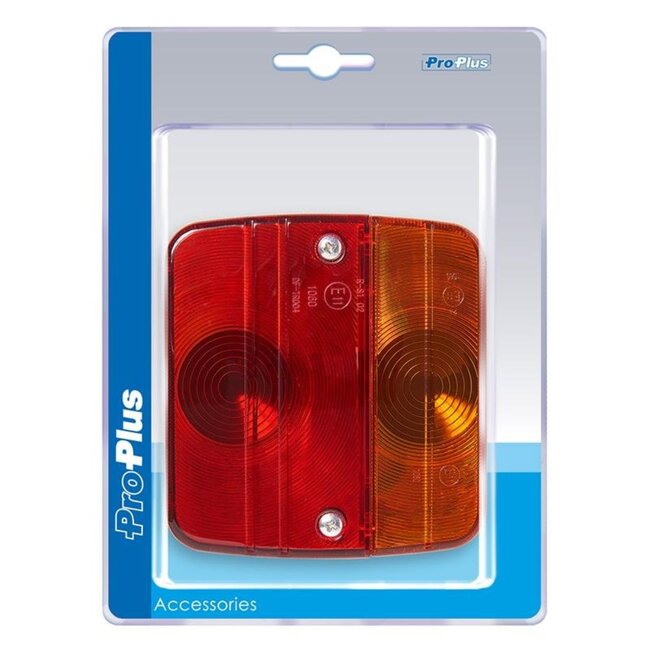 ProPlus Achterlicht aanhangwagen - 4 functies - 98 x 104 mm - inclusief gloeilampjes