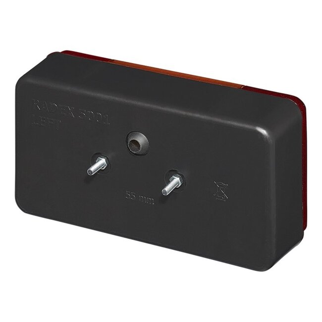 ProPlus Achterlicht aanhangwagen/caravan - 5 functies - links - 194 x 104 mm - rood