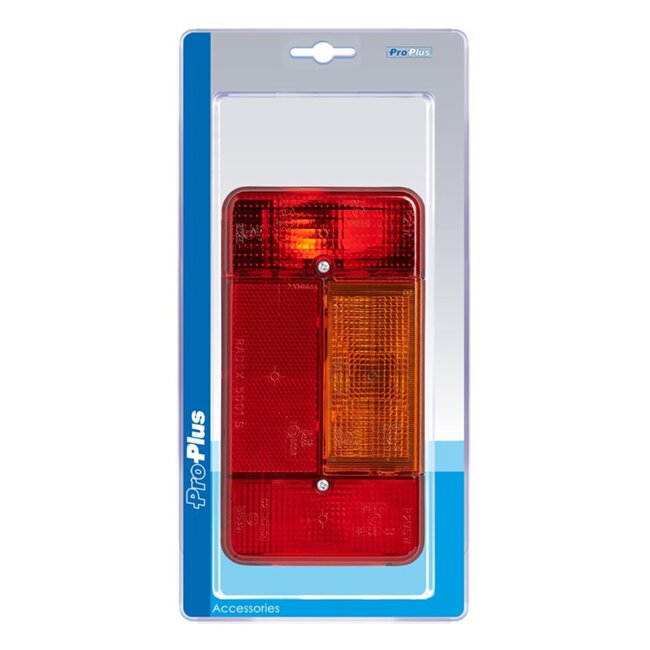ProPlus Achterlicht aanhangwagen/caravan - 5 functies - links - 194 x 104 mm - rood