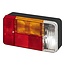 ProPlus Achterlicht aanhangwagen/caravan - 5 functies - rechts - 194 x 104 mm - rood
