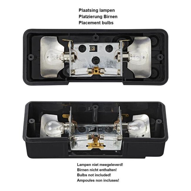 ProPlus Achterlicht aanhangwagen/caravan - 4 functies - 210 x 83 mm - E9-gekeurd