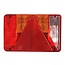 ProPlus Achterlicht aanhangwagen/caravan - 6 functies - rechts - 218 x 140 mm - rood