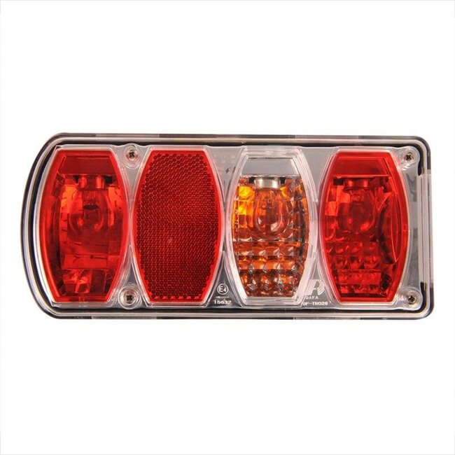 ProPlus Achterlicht aanhangwagen - 6 functies - 222 x 100 mm - Links - Inclusief lampen