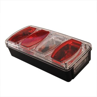 ProPlus Achterlicht aanhangwagen - 6 functies - 222 x 100 mm - Links - Inclusief lampen ProPlus Achterlicht aanhangwagen - 6 functies - 222 x 100 mm - Links - Inclusief lampen