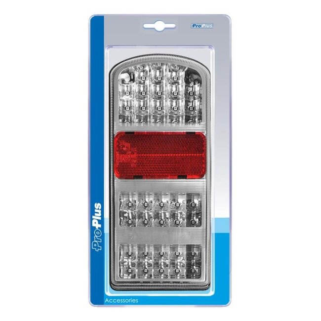 ProPlus Achterlicht aanhangwagen/caravan - 5 functies - 43-LED - links - 225 x 105 mm