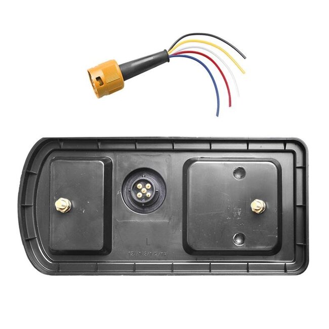 ProPlus Achterlicht aanhangwagen/caravan - 5 functies - 43-LED - links - 225 x 105 mm