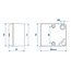 ProPlus Mistachterlicht - 75 x 85 mm - Rood - E9-gekeurd - Inclusief gloeilamp - Met bevestigingsmateriaal