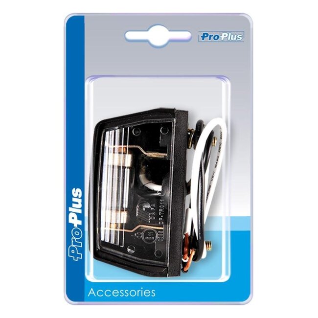 ProPlus Kentekenverlichting - E11-gekeurd - 12V - Inclusief buislampje - 68 x 38 mm