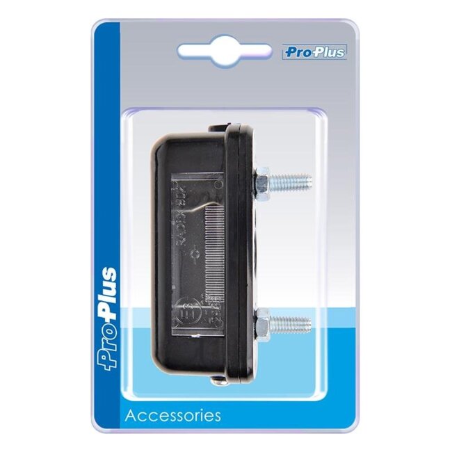 ProPlus Kentekenverlichting - Kunststof - 85 x 35 mm - E3 gekeurd - 12V