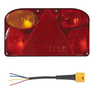 ProPlus Achterlicht aanhangwagen - 6 functies - 237 x 137 mm - links - incl. adapterkabel