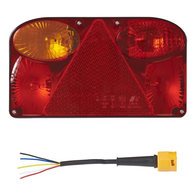 ProPlus Achterlicht aanhangwagen - 6 functies - 237 x 137 mm - links - incl. adapterkabel