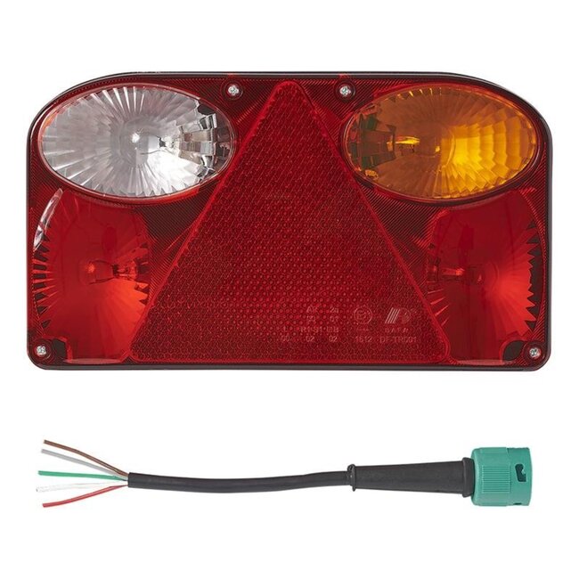 ProPlus Achterlicht aanhangwagen/caravan - 6 functies - 237 x 137 mm - rechts