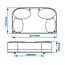 ProPlus Achterlicht aanhangwagen/caravan - 6 functies - 237 x 137 mm - rechts