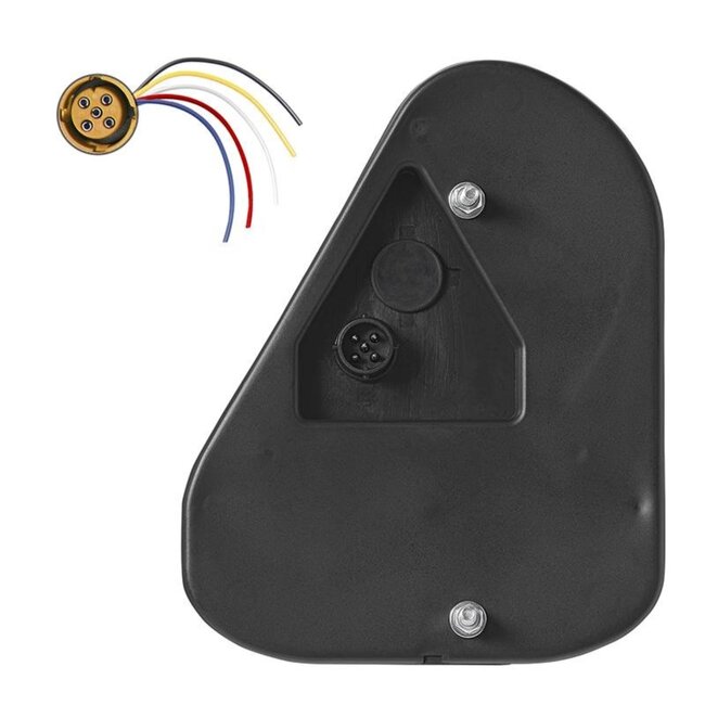 ProPlus Achterlicht aanhangwagen/caravan - 5 functies - 218 x 174 mm - links - incl. adapterkabel