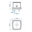 ProPlus Markeringslamp - Zijlamp - Contourverlichting - Reflector - Wit - 65 x 60 mm - op houder
