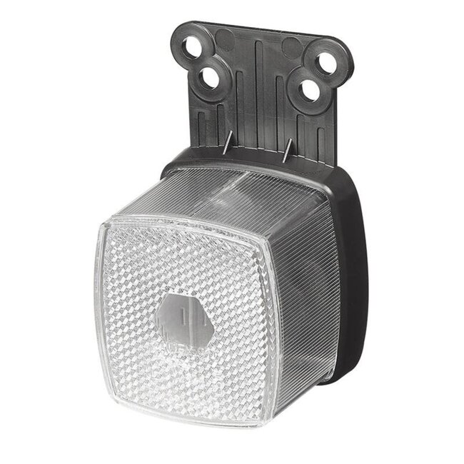 ProPlus Markeringslamp - Zijlamp - Contourverlichting - Reflector - Wit - 65 x 60 mm - op houder