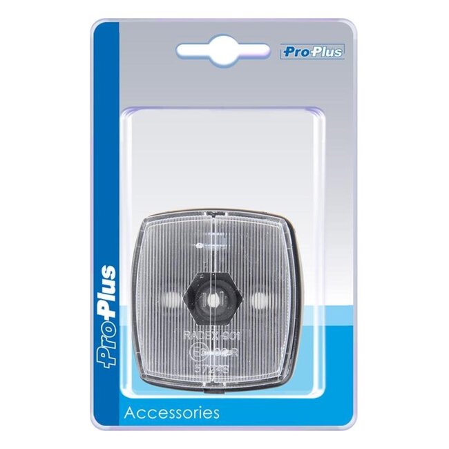 ProPlus Markeringslamp - Zijlamp - Contourverlichting - Wit - 65 x 60 mm - Blister