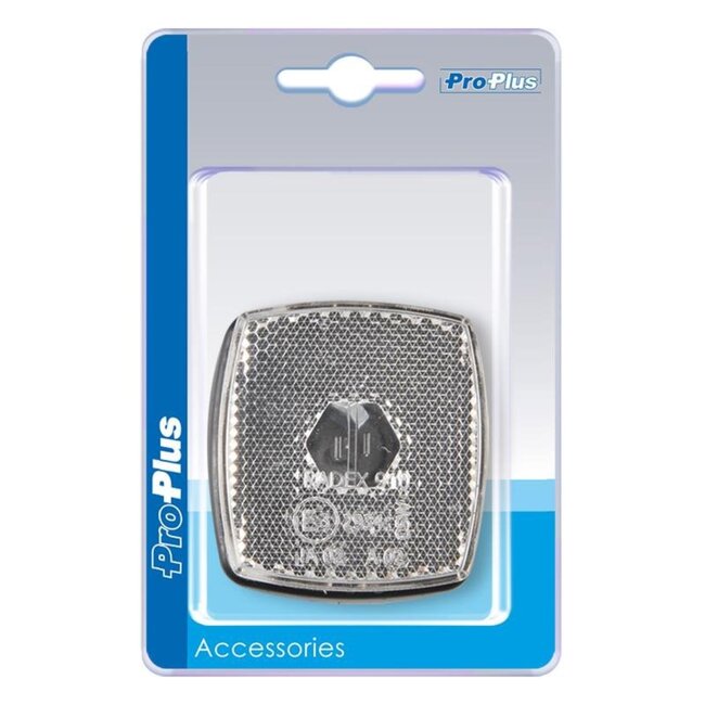 ProPlus Markeringslamp - Zijlamp - Contourverlichting - Reflector - Wit - 65 x 60 mm