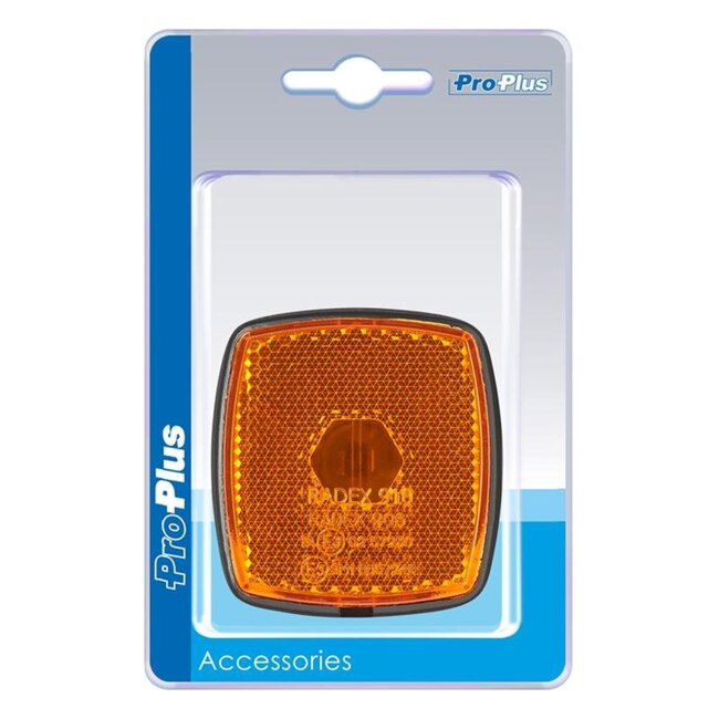 ProPlus Zijmarkeringslamp - oranje - 66 x 62 mm - E-gekeurd - 12V/24V