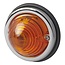 ProPlus Zijmarkeringslamp - Oranje - Verchroomde ring - Rubber basis - Ø 70 mm - Inclusief 12V gloeilamp