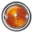 ProPlus Zijmarkeringslamp - Oranje - Verchroomde ring - Rubber basis - Ø 70 mm - Inclusief 12V gloeilamp