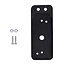 ProPlus Houder voor breedtelicht - rubber - zwart - 11,5 x 4,5 cm - inclusief bevestigingsmateriaal