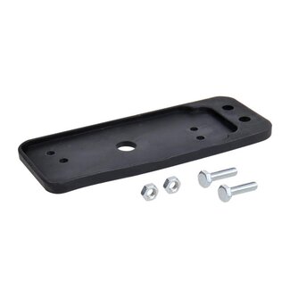 ProPlus Houder voor breedtelicht - rubber - zwart - 11,5 x 4,5 cm - inclusief bevestigingsmateriaal