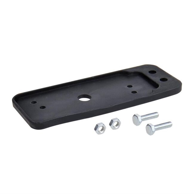 ProPlus Houder voor breedtelicht - rubber - zwart - 11,5 x 4,5 cm - inclusief bevestigingsmateriaal
