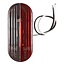 ProPlus Breedtelicht LED - Rood/Wit - Flexibele flap - 98 x 42 mm - Links