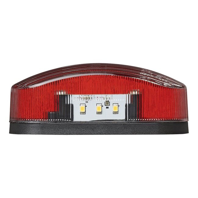 ProPlus Breedtelicht LED - Rood/Wit - Flexibele flap - 98 x 42 mm - Links