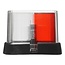 ProPlus Breedtelicht met reflector - rood en wit - 66 x 62 mm - op houder