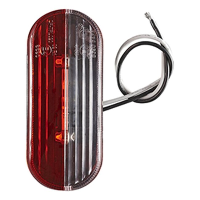 ProPlus Breedtelicht LED - Rood/Wit - Rechts - 98 x 42 mm - 12V - 6 LED