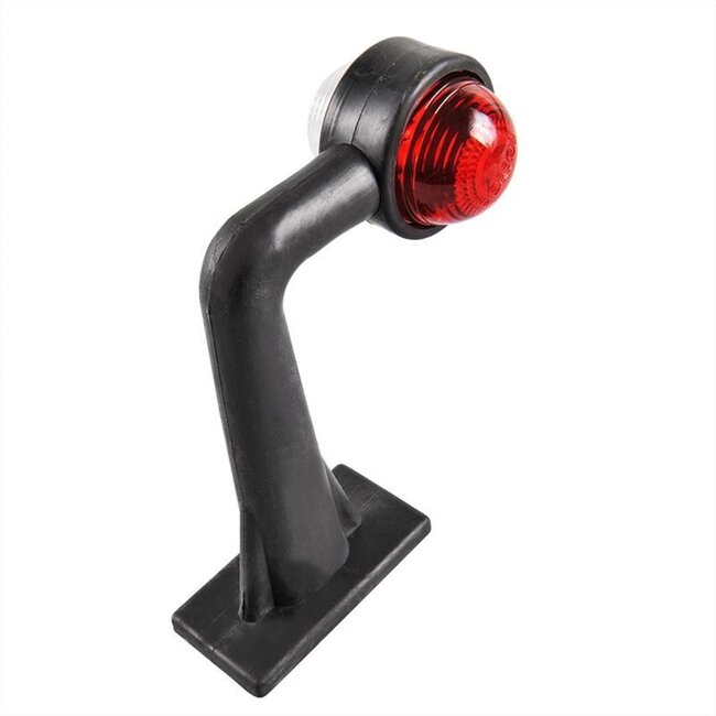 ProPlus Breedtelamp - Haaks - Rood en Wit - 185 mm - 12 Volt - Buigbare Arm