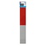 ProPlus Reflecterende tape - buitengebruik - rood/wit - 30 cm - 2 stuks