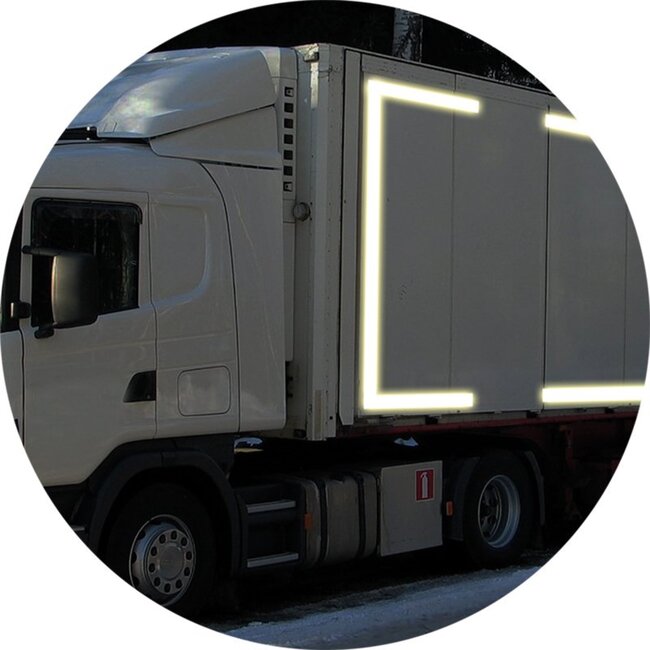 ProPlus Reflecterende tape - prisma technologie - ECE-104 Klasse C - 50 mm x 2 meter - wit