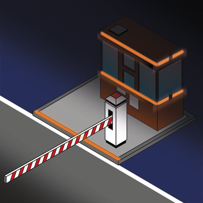 ProPlus Reflecterende tape - prisma technologie - 50 mm x 2 meter - oranje