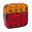 ProPlus Multifunctioneel achterlicht - 8 LED - 5 functies - waterdicht - 107 x 107 mm - 12V