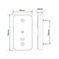 ProPlus Achterlicht aanhangwagen - 4 functies - LED - 12V & 24V - waterdicht - 80 x 150 mm